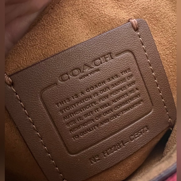 Coach Peony Print Morgan Top Handle Satchel - Picture 4 of 11